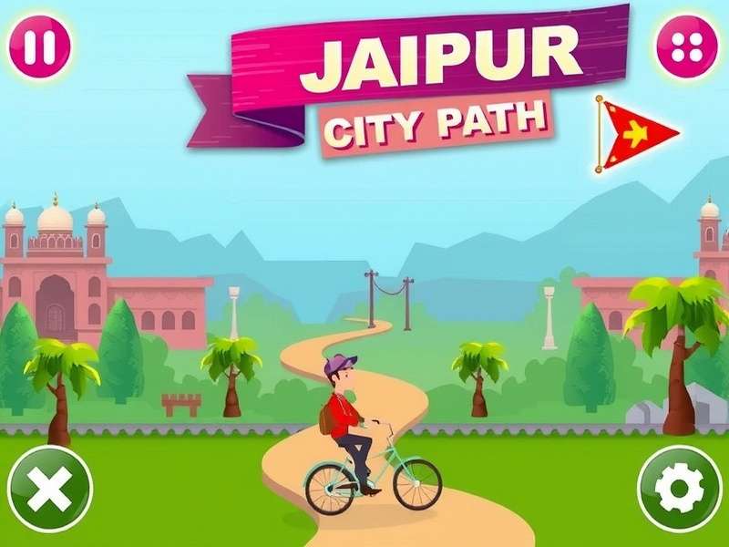 Jaipur Pink City Path Game Screenshot